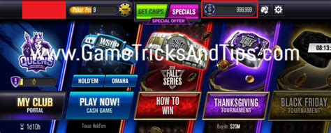 wsop app cheats